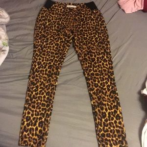 Cheetah print nicki Minaj waste shaping leggings
